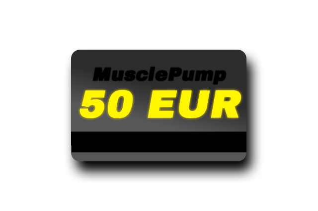 €50 MusclePump.lt Dovanų Kuponas