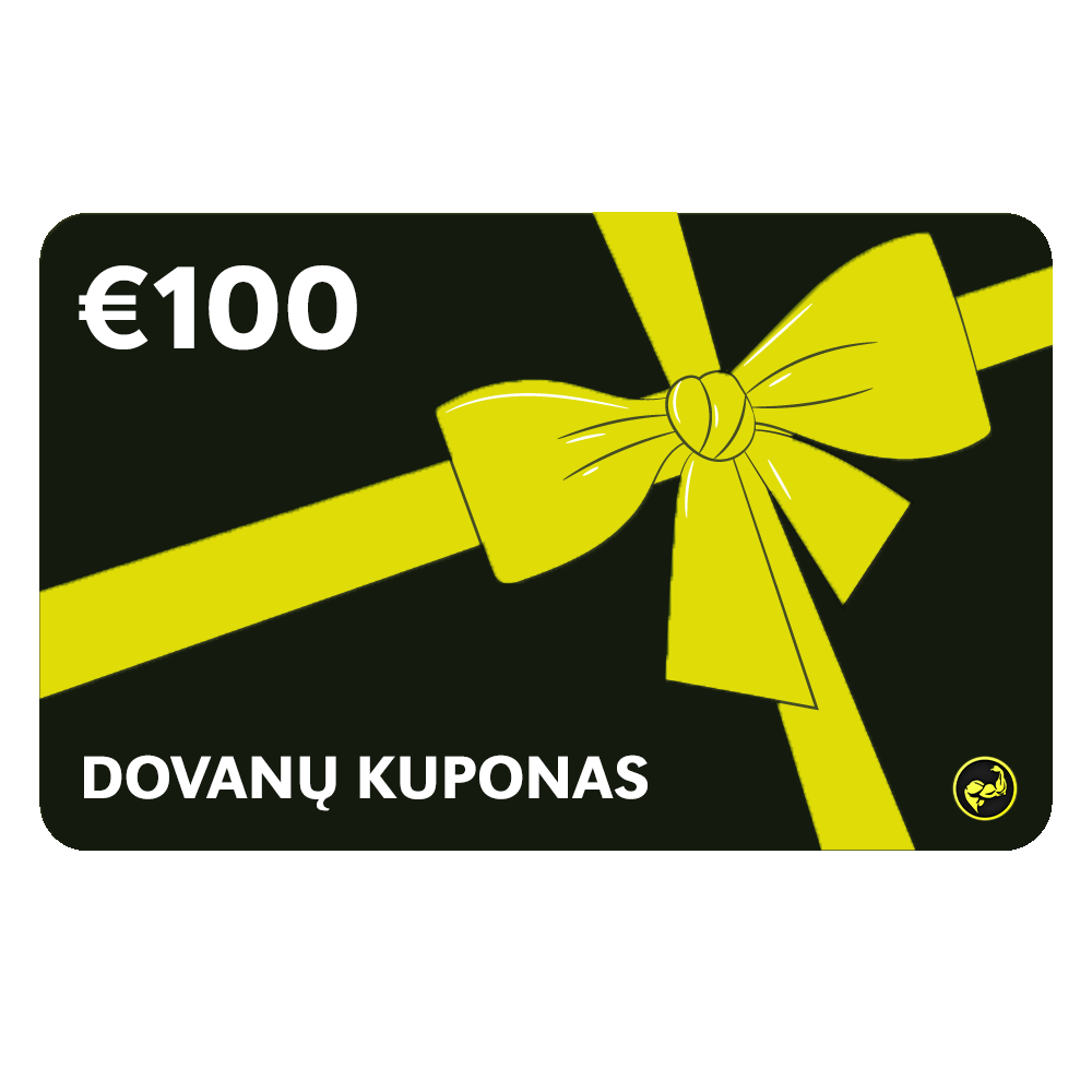 €100 MusclePump.lt Dovanų Kuponas