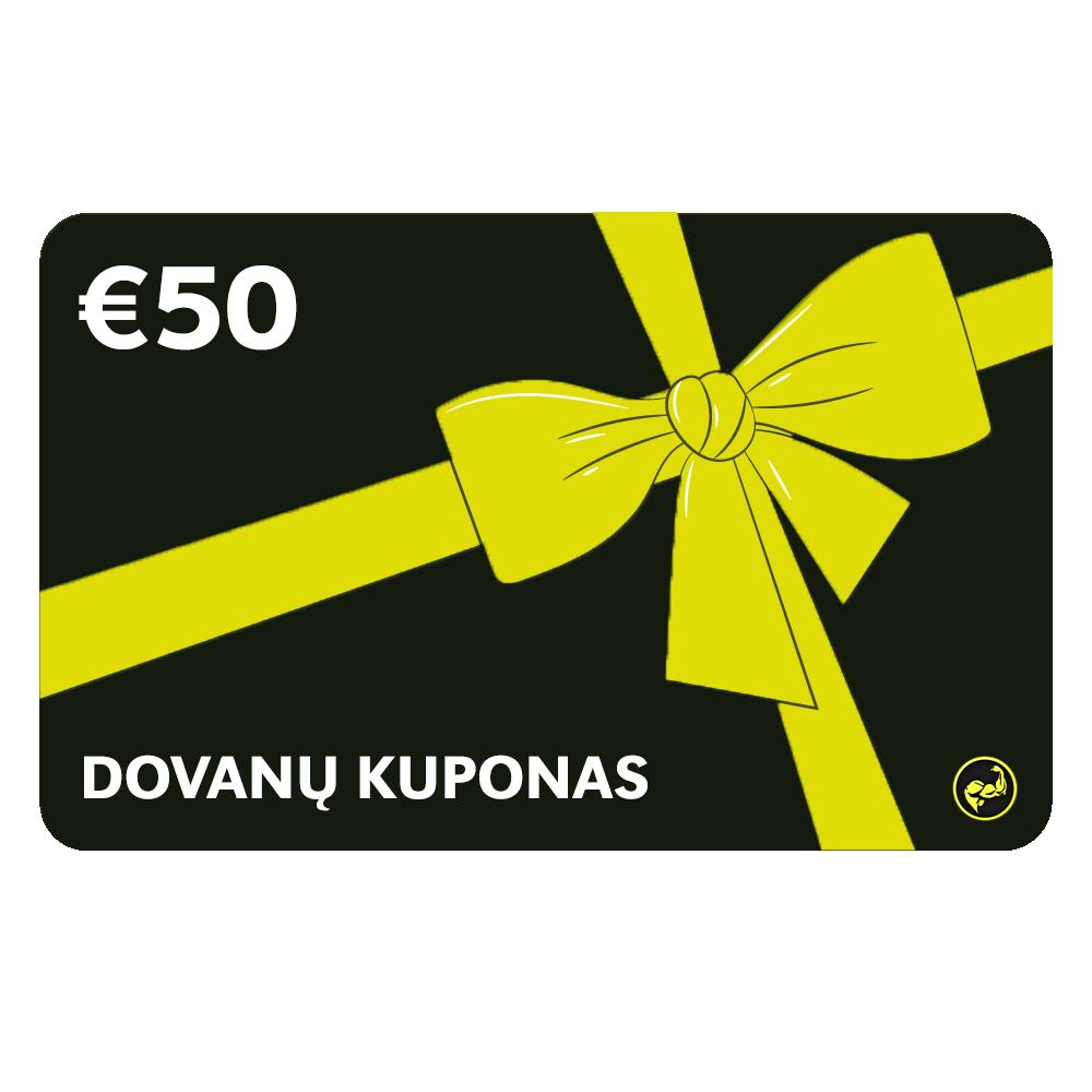 €50 MusclePump.lt Dovanų Kuponas